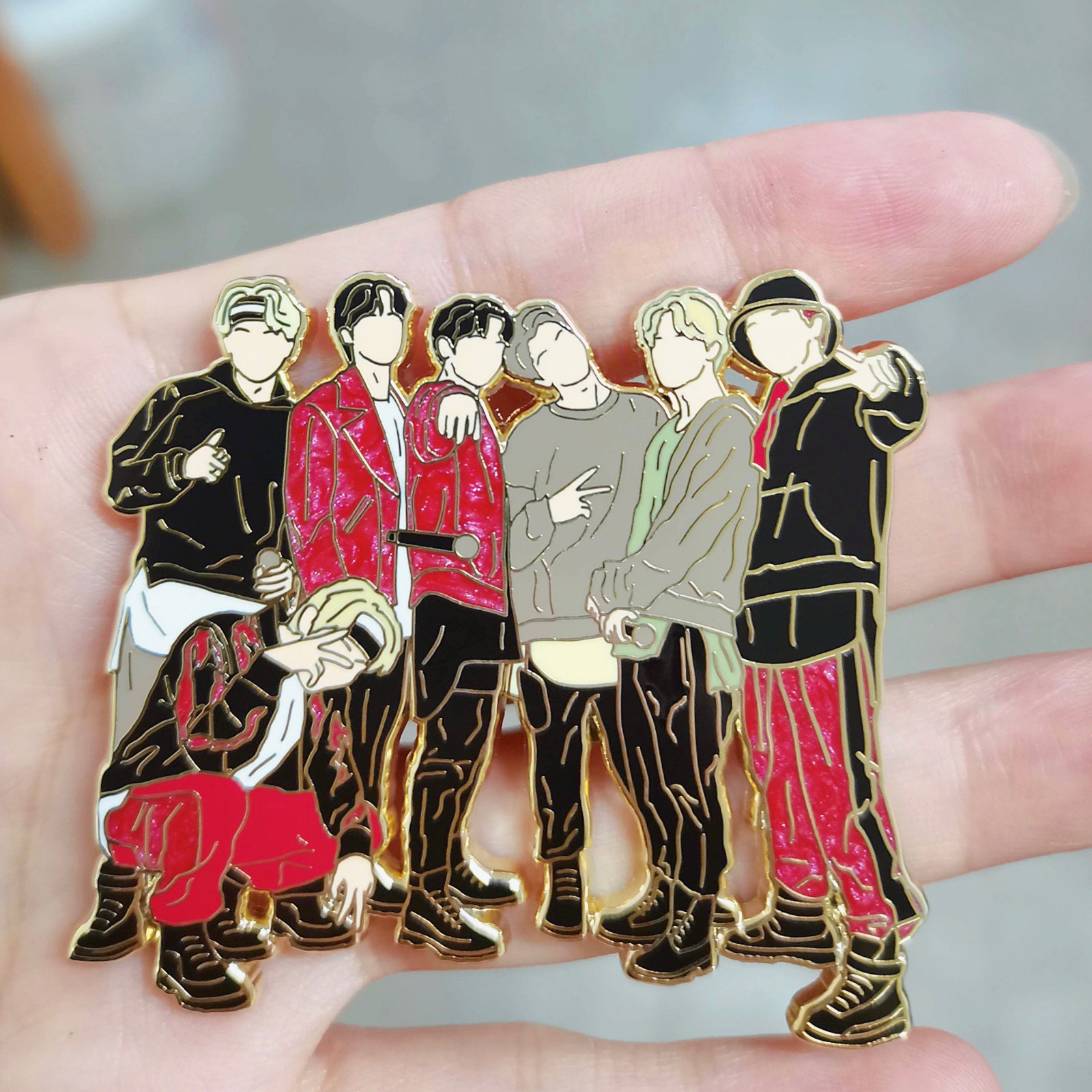 BTS 🔥 Mic Drop Enamel Pin 🔥 Bangtan Sonyeondan 🔥 Japan DNA Love Yourself
