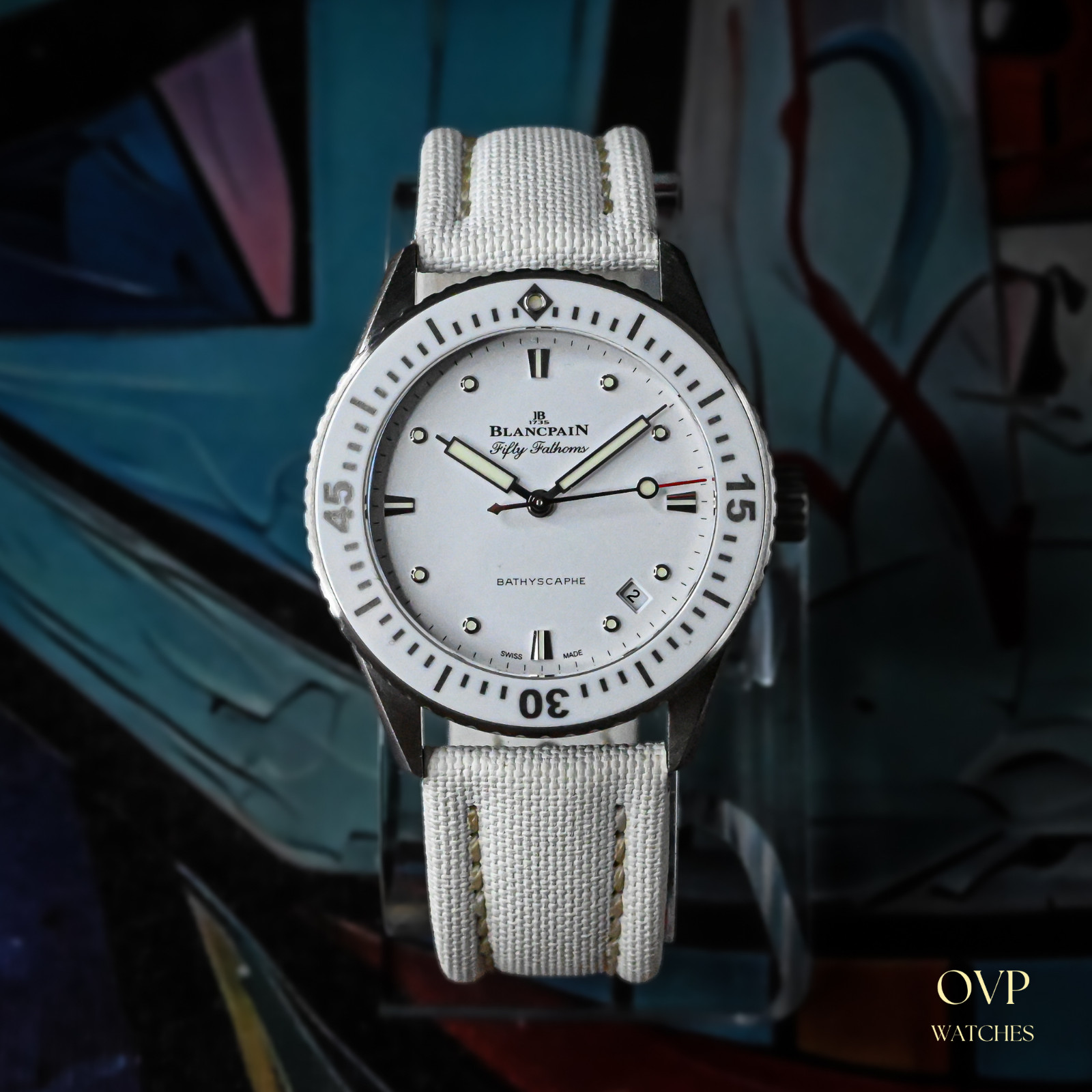 Blancpain Fifty Fathoms Bathyscaphe 38mm – Complete Set | Ref: 5100-1127-W52A