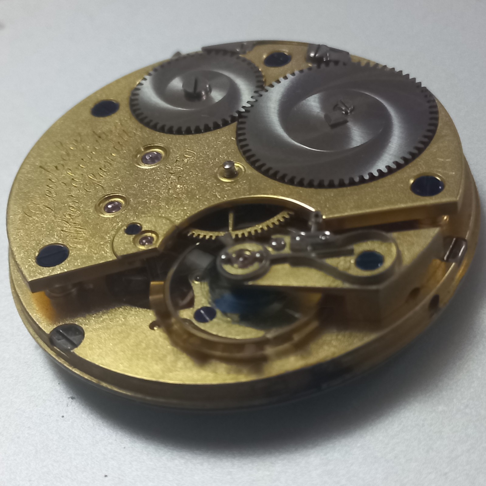 RARE VINTAGE A LANGE SÖHNE GLASHÜTTE POCKET WATCH MOVEMENT