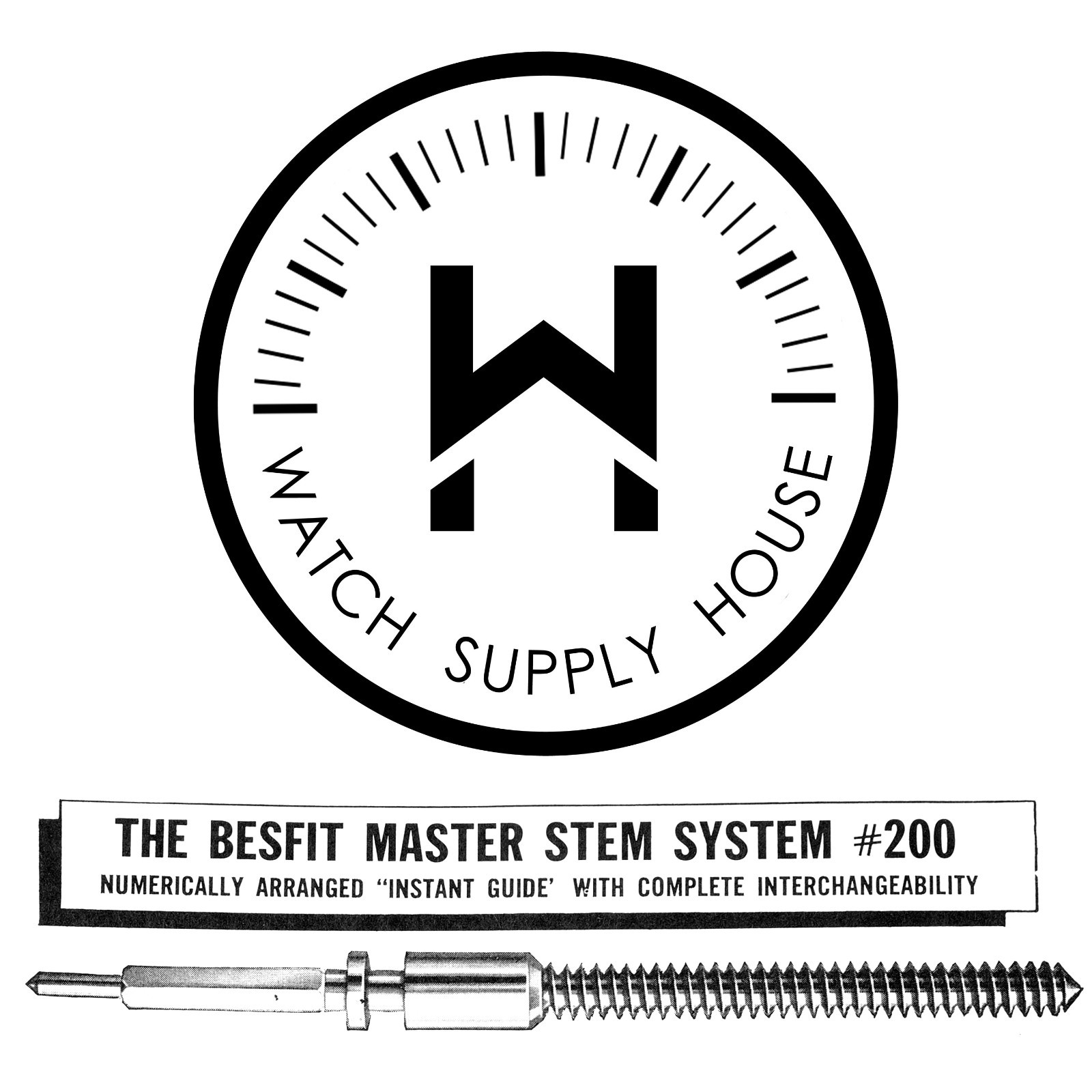 The Bestfit Master Stem System #200 Watch Winding Stems 200/1258F – 200/1529F
