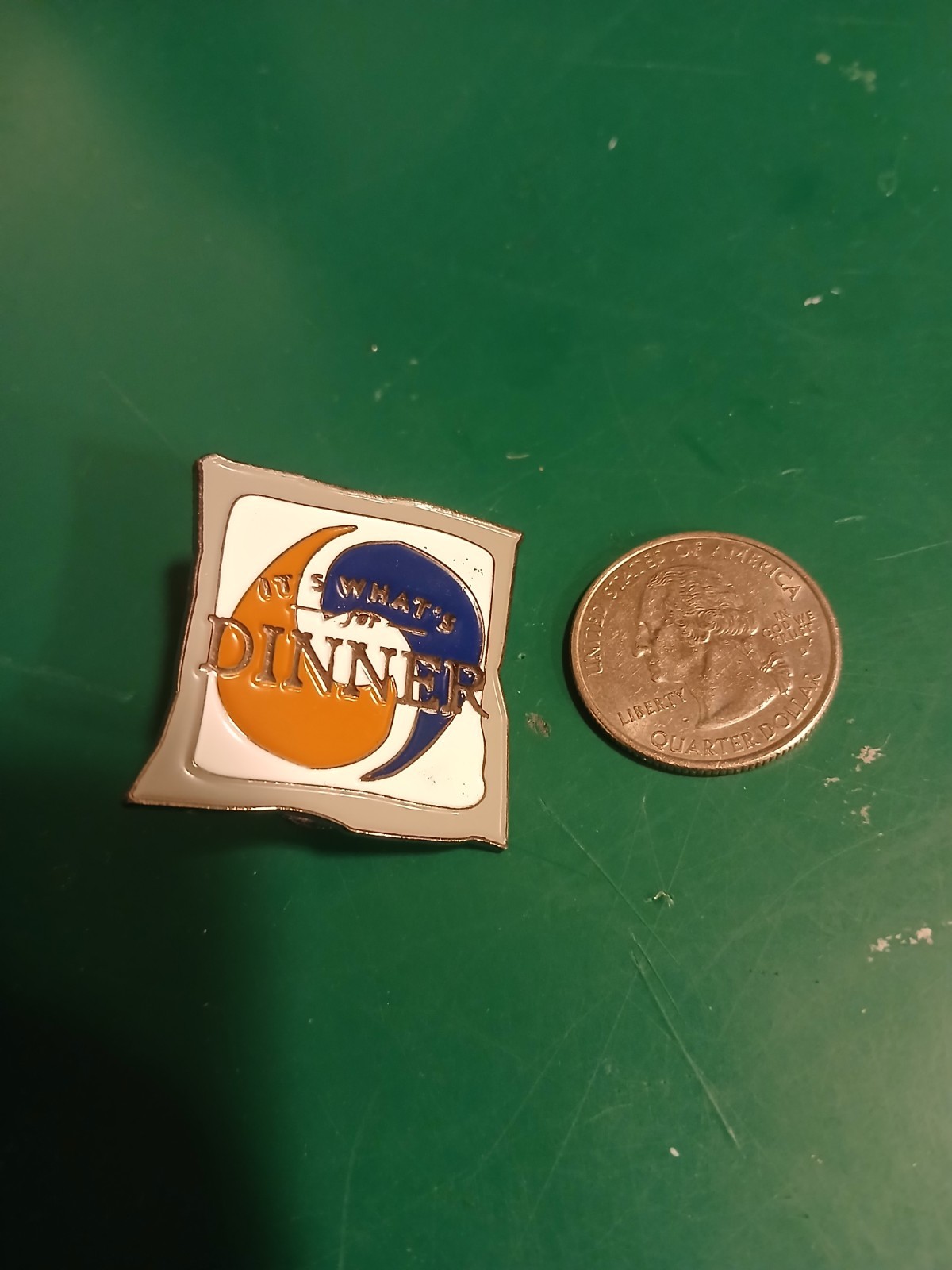 Tide Pod Its Whats For Dinner enamel lapel hat pin badge