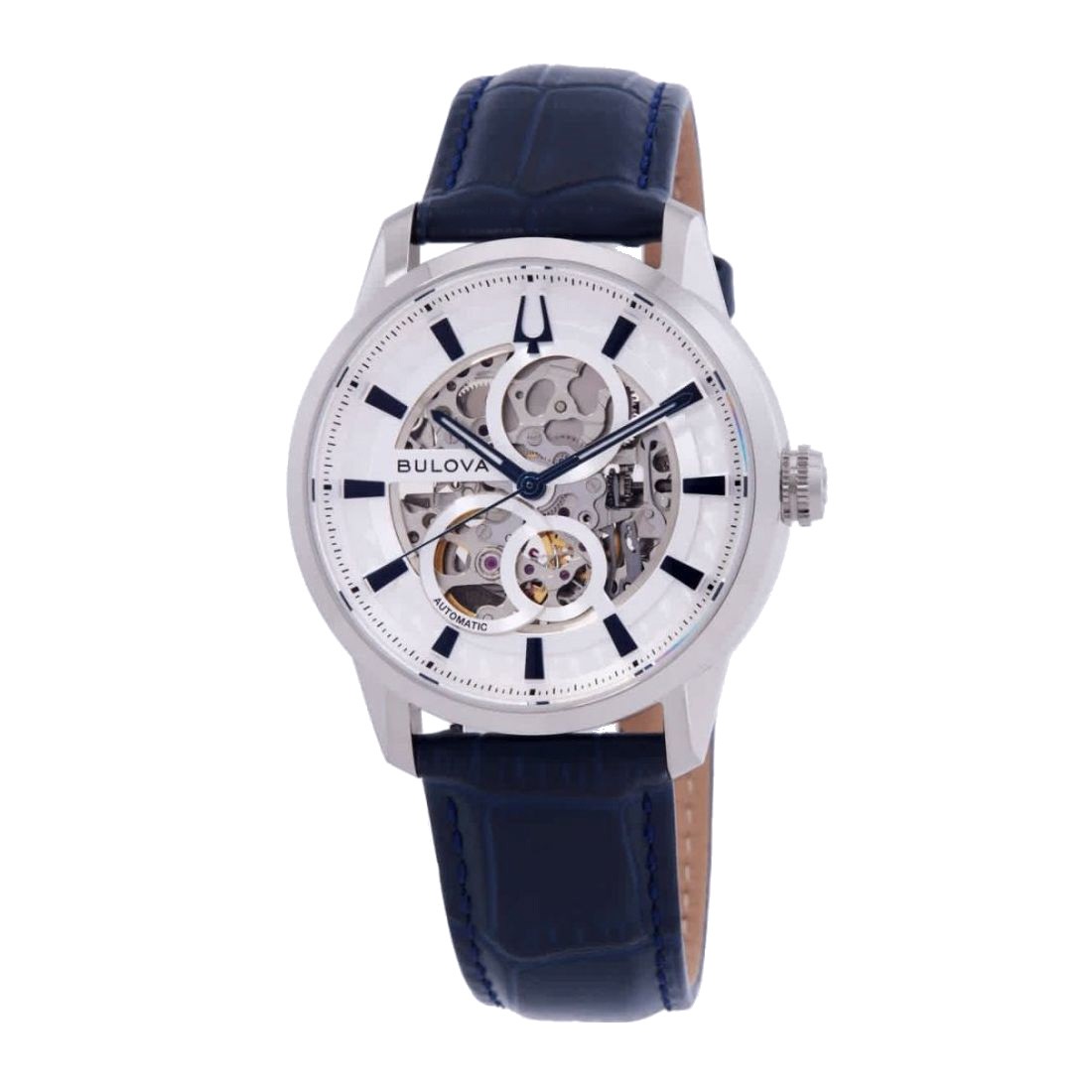 Bulova Sutton Men’s Skeleton Dial Automatic Watch 96A330