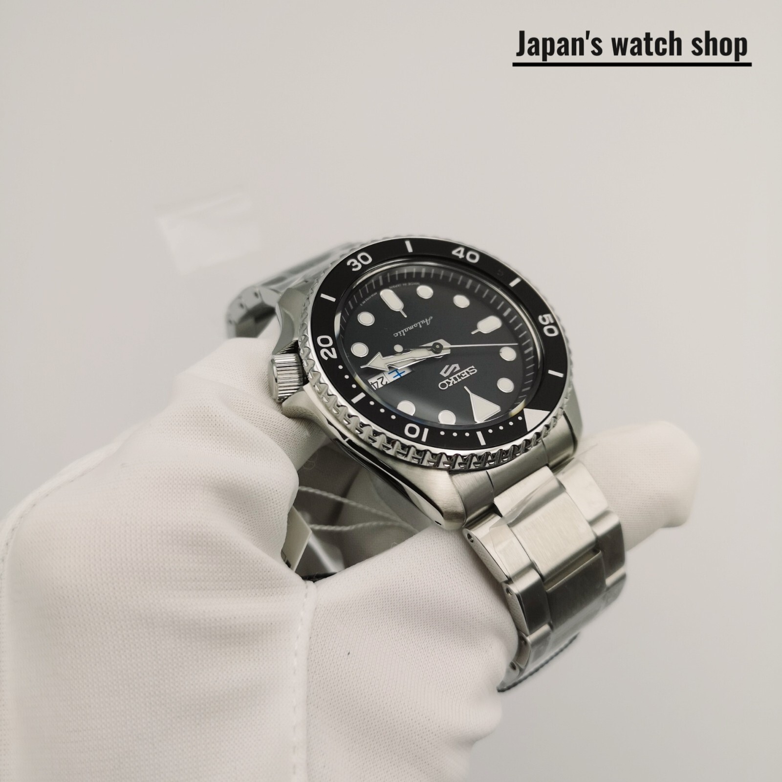 SEIKO 5 SPORTS SBSA005 Black Mechanical Automatic Men’s Watch New in Box