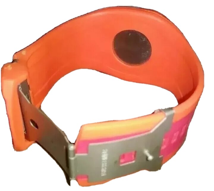 Odm Watch Green Face Orange Red Silicone Wide Band Blue Bezel Men Women New