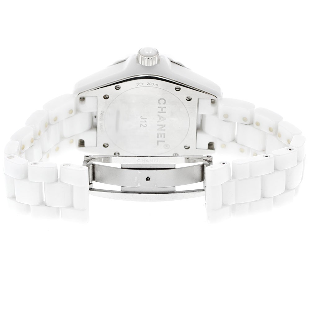 CHANEL J12 H0969 Diamond bezel white ceramic white Dial Automatic Men’s_948446