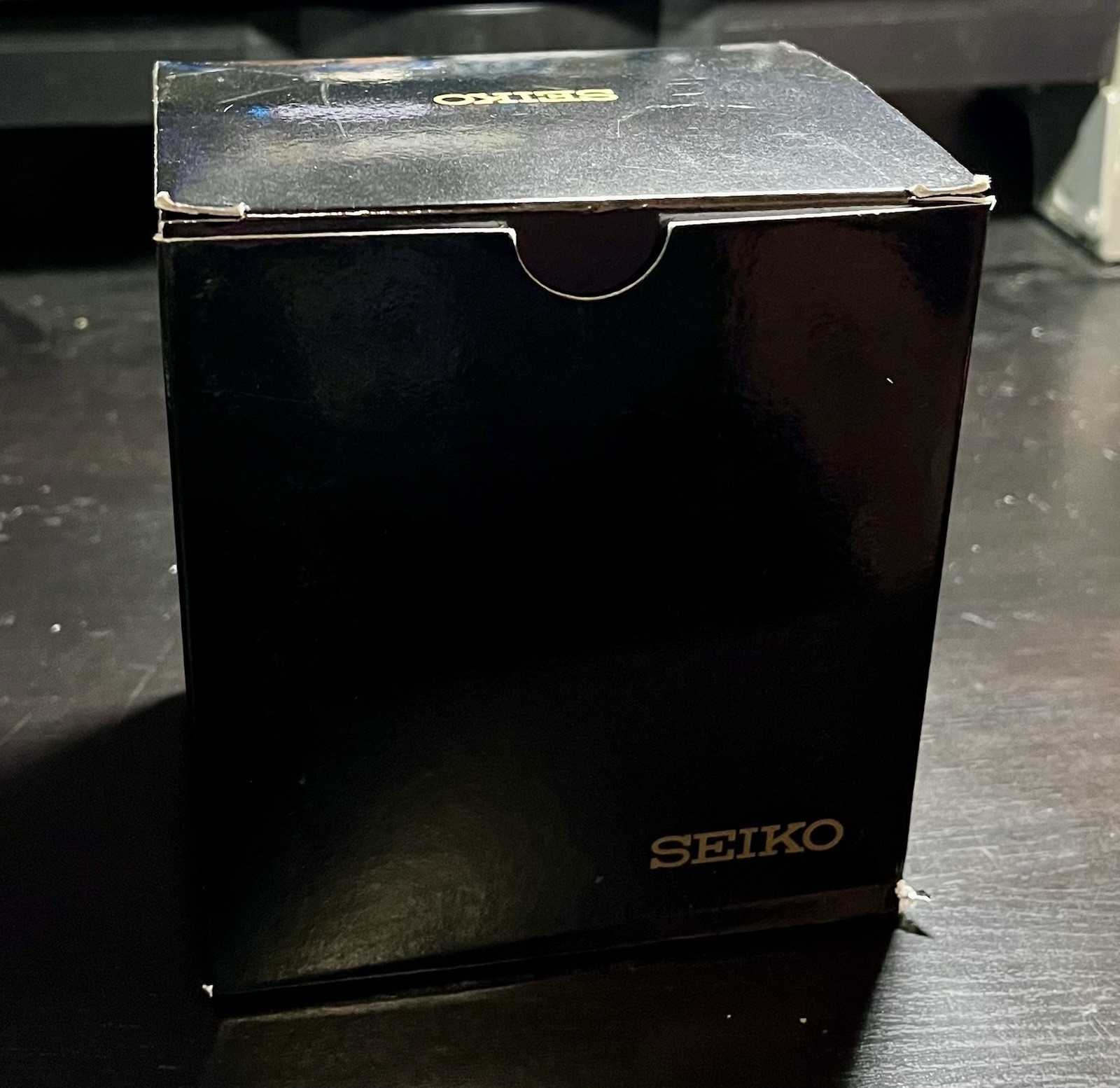 Seiko V175-0BJ0 solar chronograph Black Panda