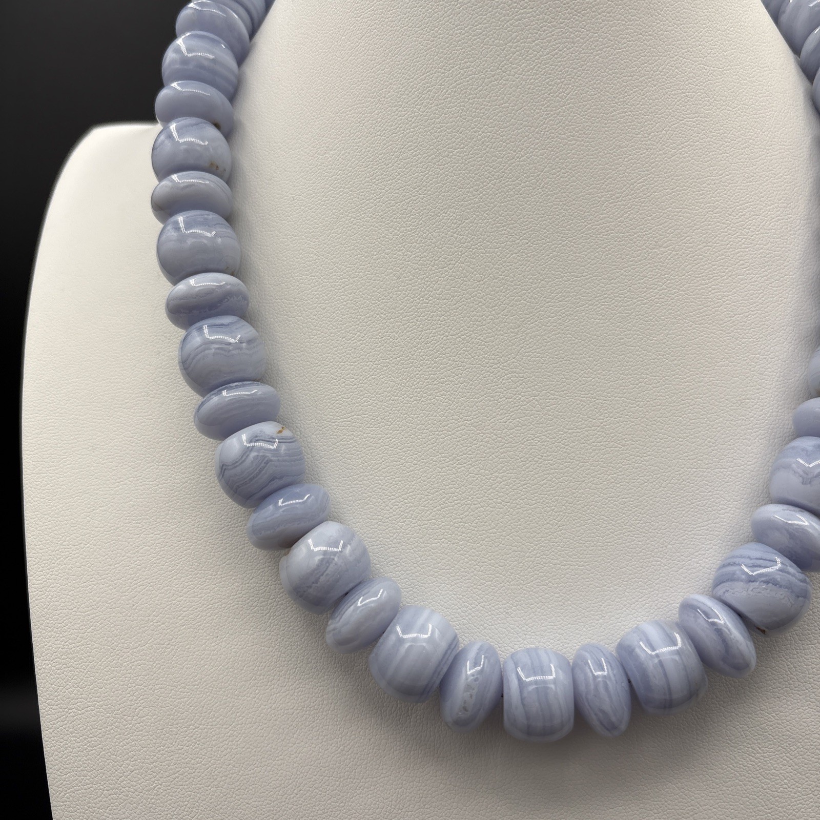 Mine Finds by Jay King DTR Blue Agate Nugget Necklace 925