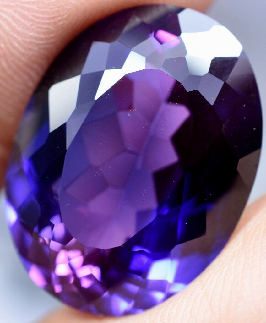 Natural 31.45 Ct Boysenberry Sapphire GGL Certified fabulous Loose Gemstone