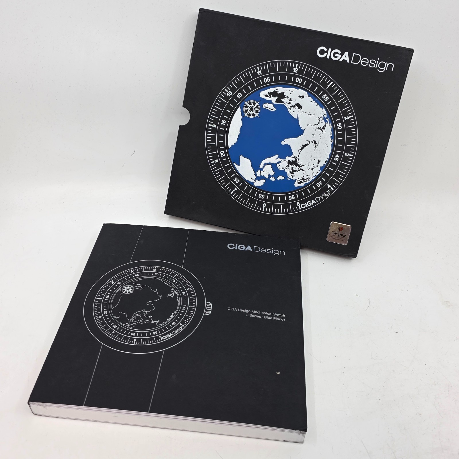 Ciga Design Blue Planet II Earth 46mm Stainless Steel Automatic Watch Blue Band