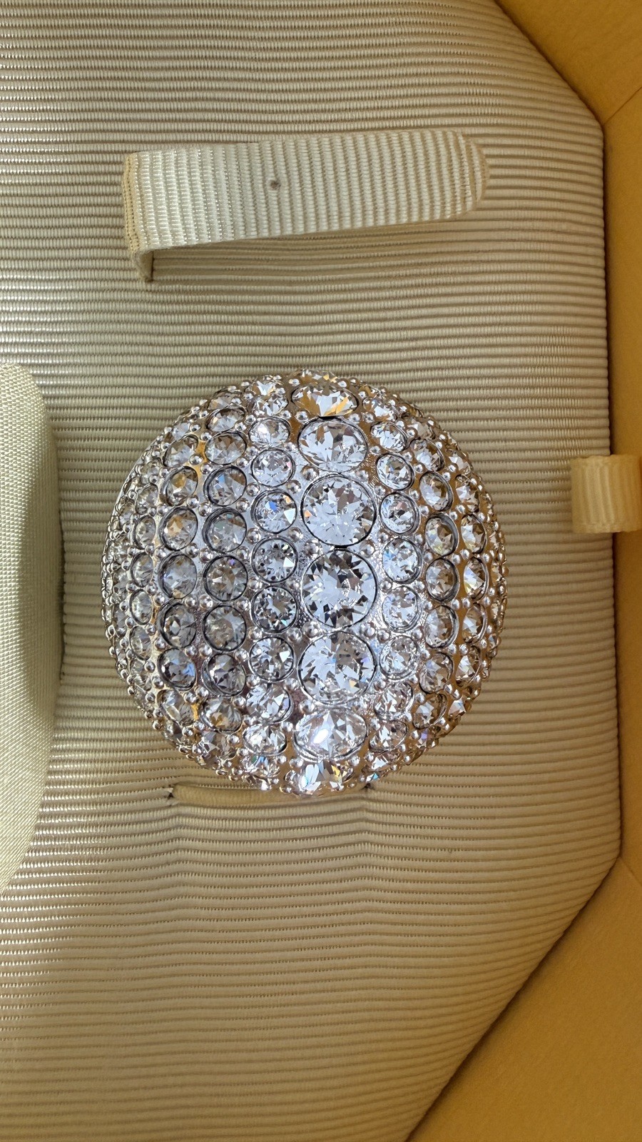 Swarovski Sublima clip earrings White Rhodium plated 5699563