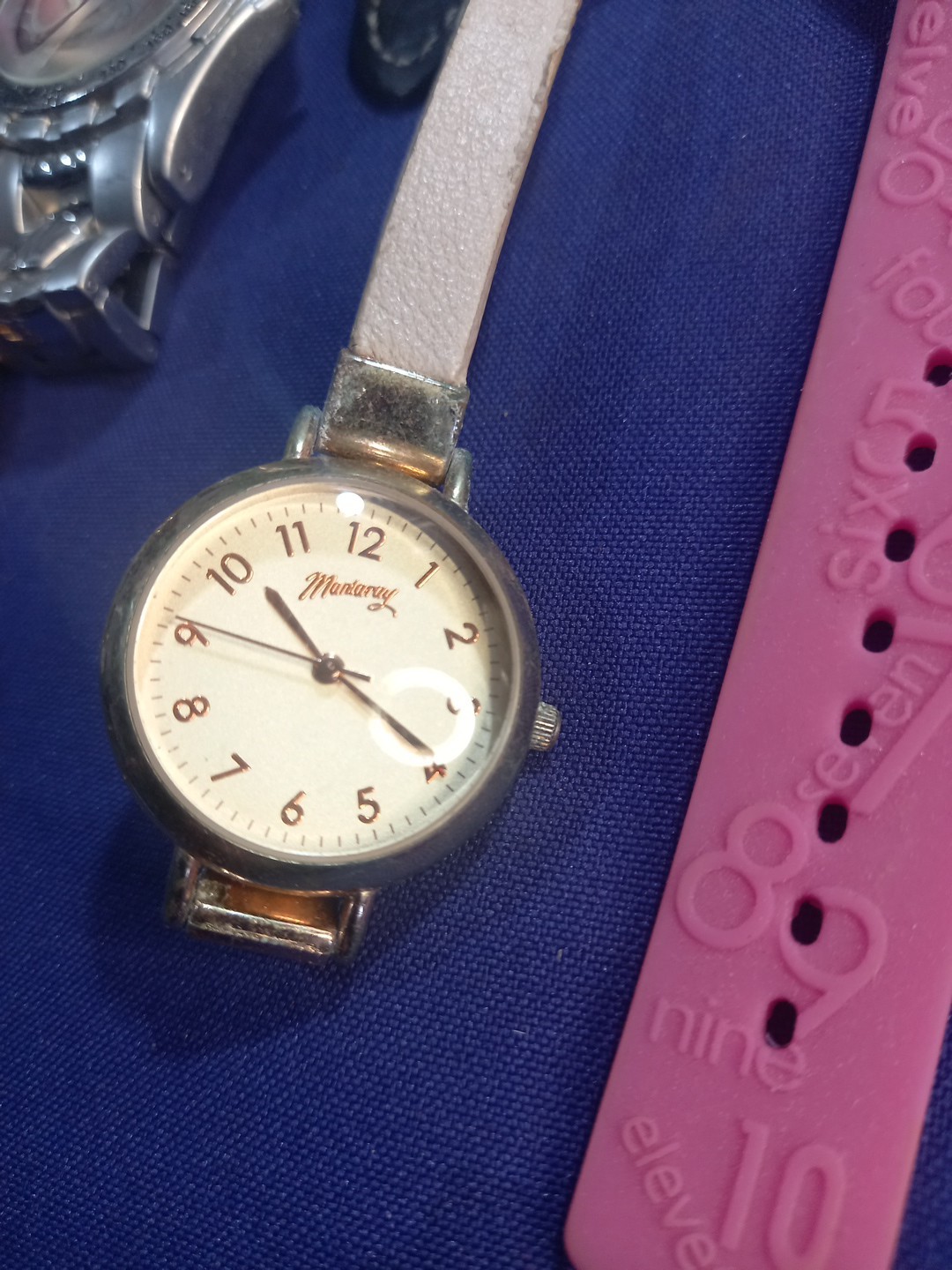 Vintage Tin With Watches Etc Joblot