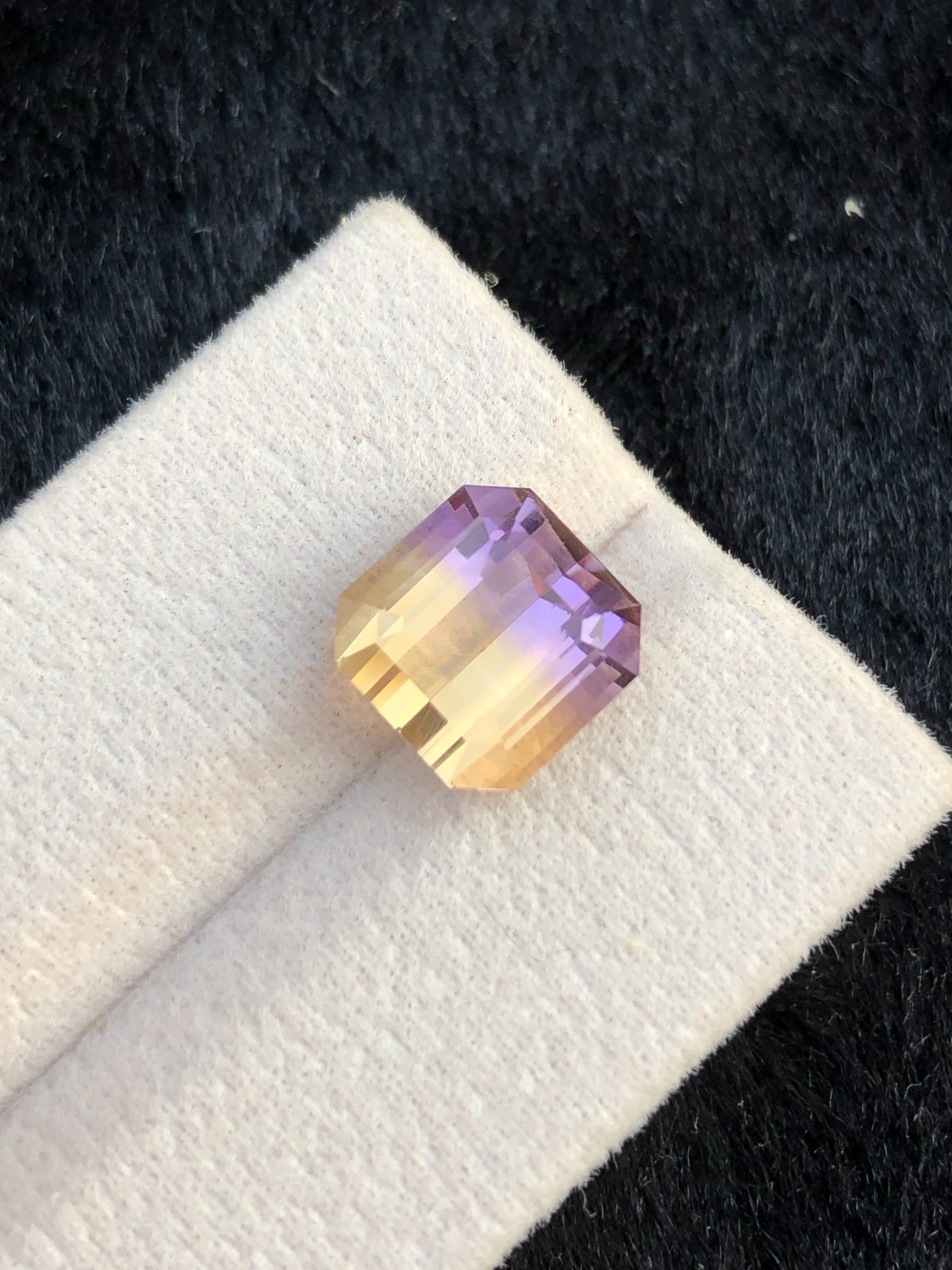 Natural Rich Bi-Color Ametrine 5.00 Ct | Purple & Golden Yellow Gemstone |