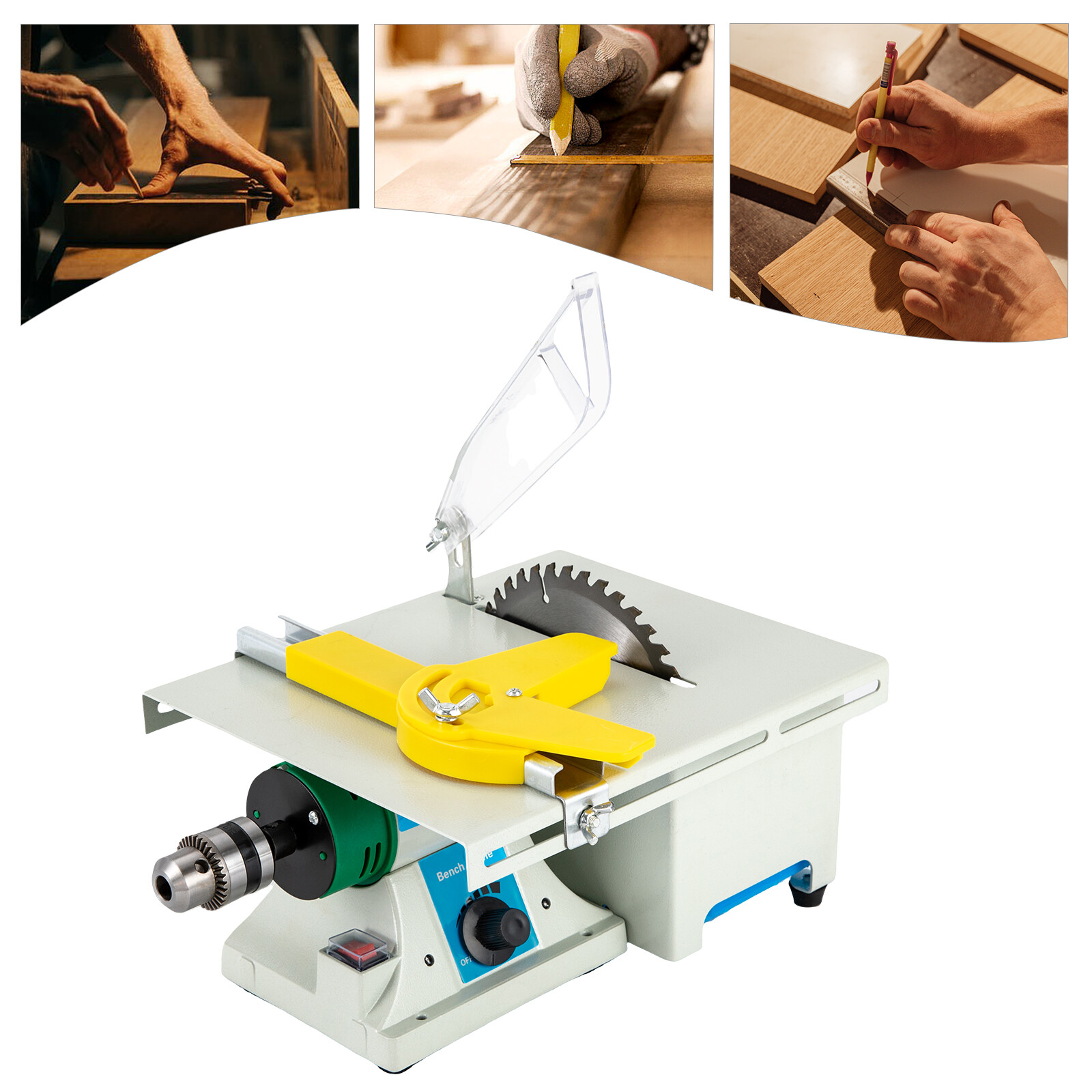 750W Mini Table Grinder Gem Jewelry Grinding Polish Saw Machine 800-10000rpm