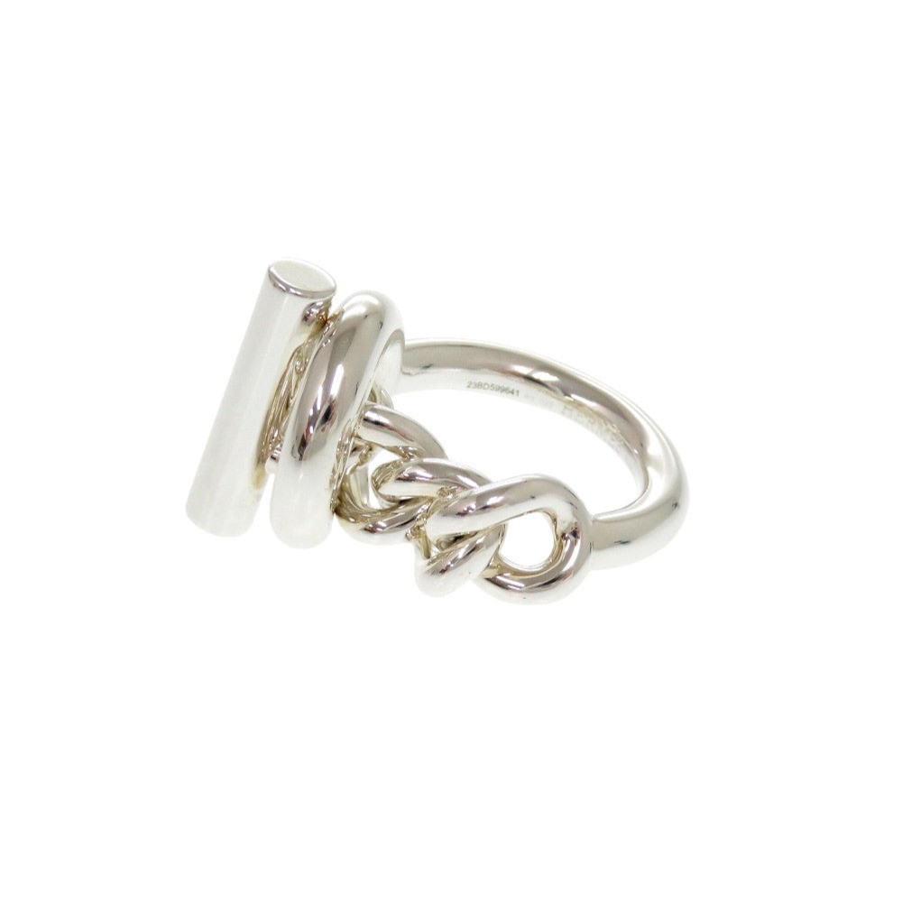 AUTHENTIC HERMES Croisette Ring Silver Silver925 #13(JP Size)