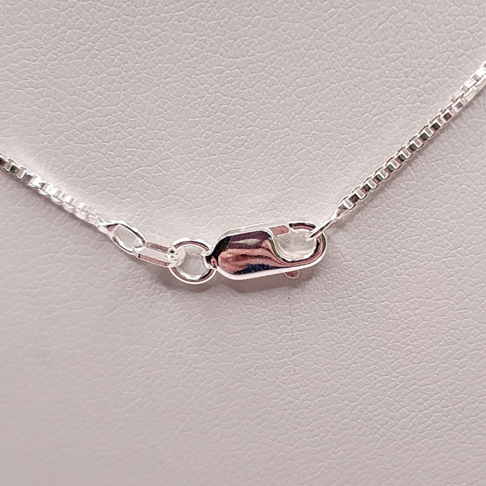925 NEW Sterling Silver ITALIAN BOX Chain 20″ Length 1mm Width FREE Shipping…