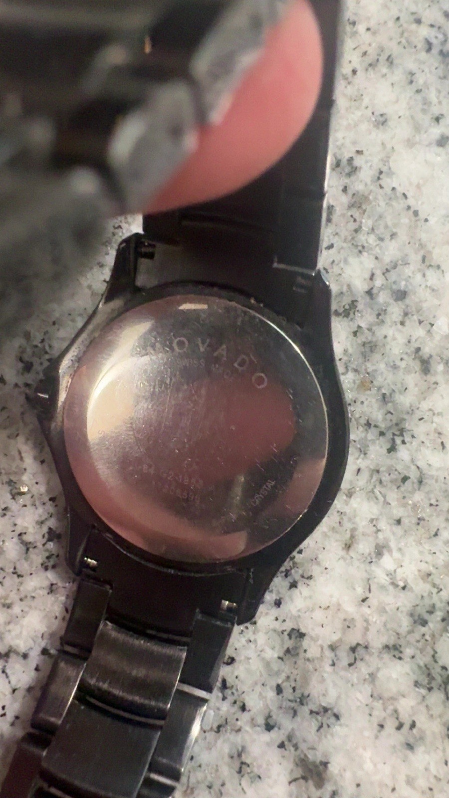 Movado Sapphire Black Dial Men’s Watch 0607179