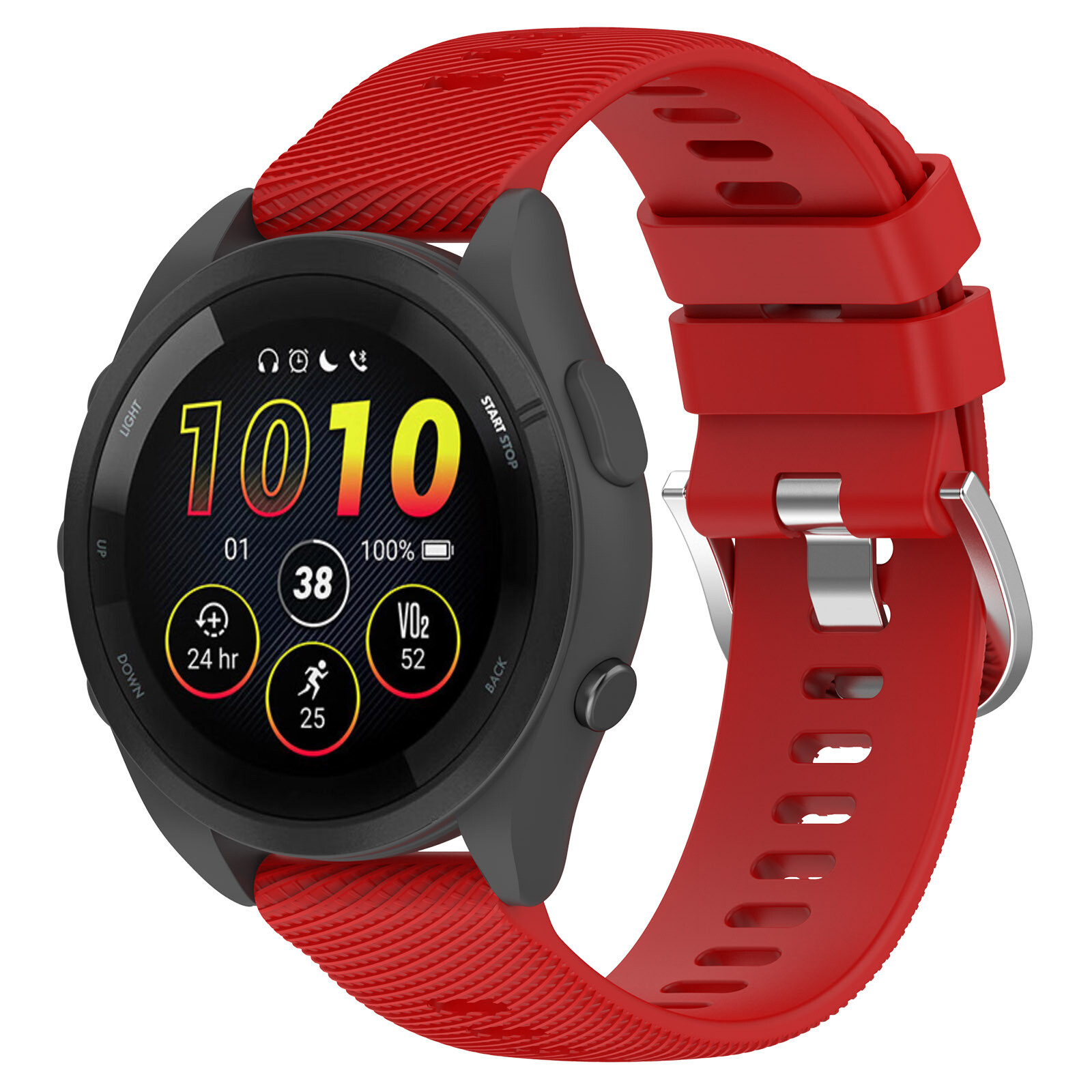 Silicone Watch Band Strap for Garmin Vivoactive 3/5 Forerunner 245 645 Music