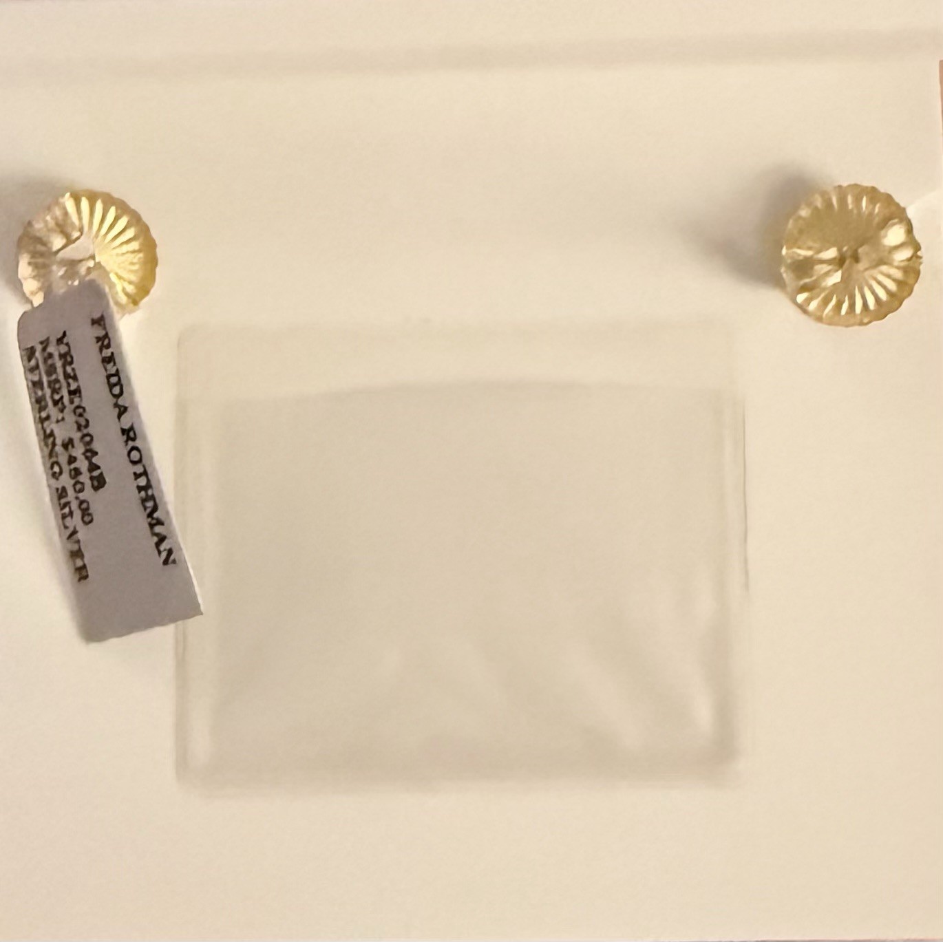 FREIDA ROTHMAN 14kt Gold Plated Sterling Silver Star Drop Earrings MSRP $450 NWT