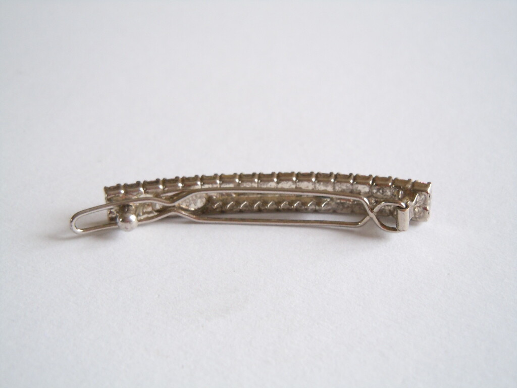 Hair Clip Agatha Rhinestones Pink 6.6 G/5.3 X 0.6 Cm