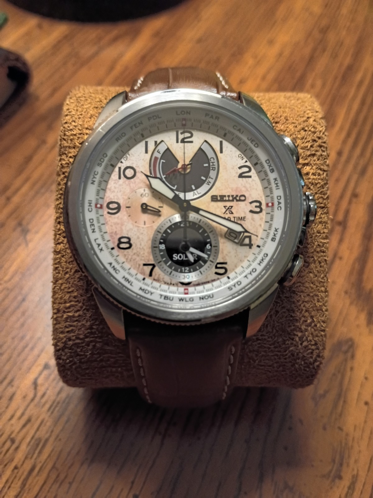 Seiko Prospex World Time Solar Chronograph