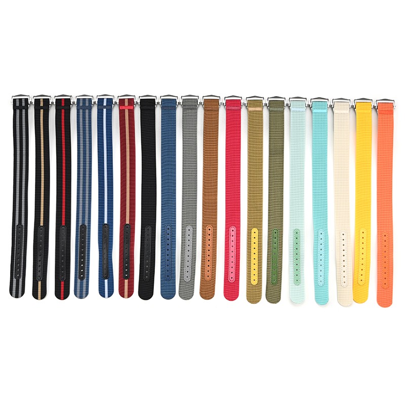 Premium One-Piece Strap 20mm 22mm Watch Bracelet Nylon Watch Band Universal New