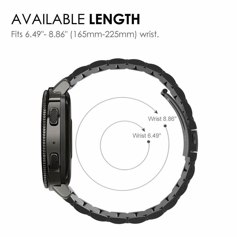 Stainless Steel Strap Band Clasp Metal Watch Bracelet Replacement 18/20/22mm USA