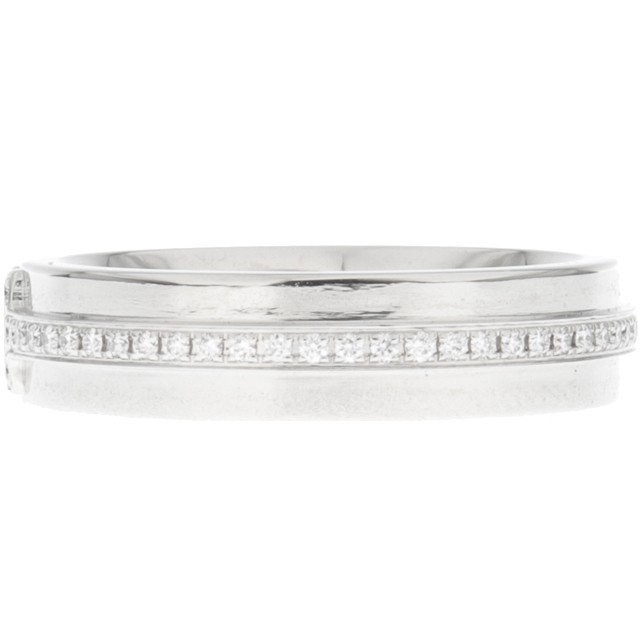 Tiffany & Co. T two narrow diamond ring K18 WG white gold 60151252 7820