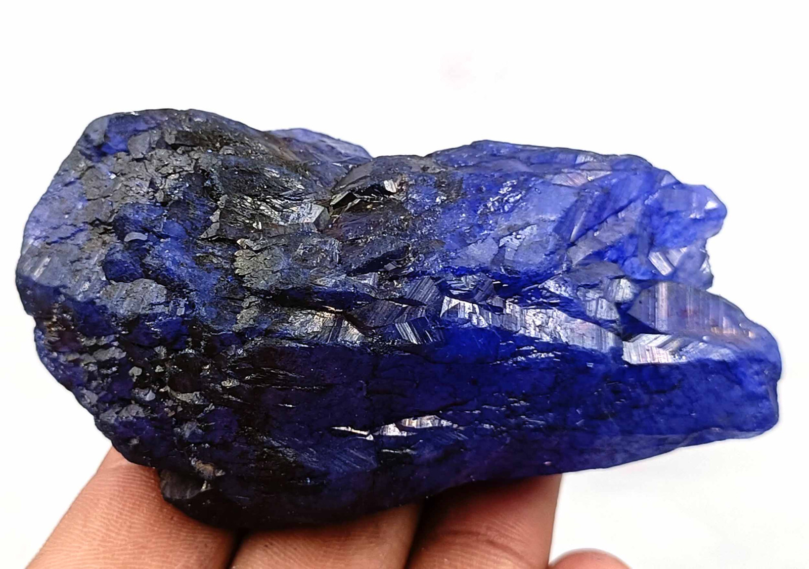 720 Ct Natural Blue Sapphire EGL Certified Uncut Rough Chunk Loose Gemstone 25S