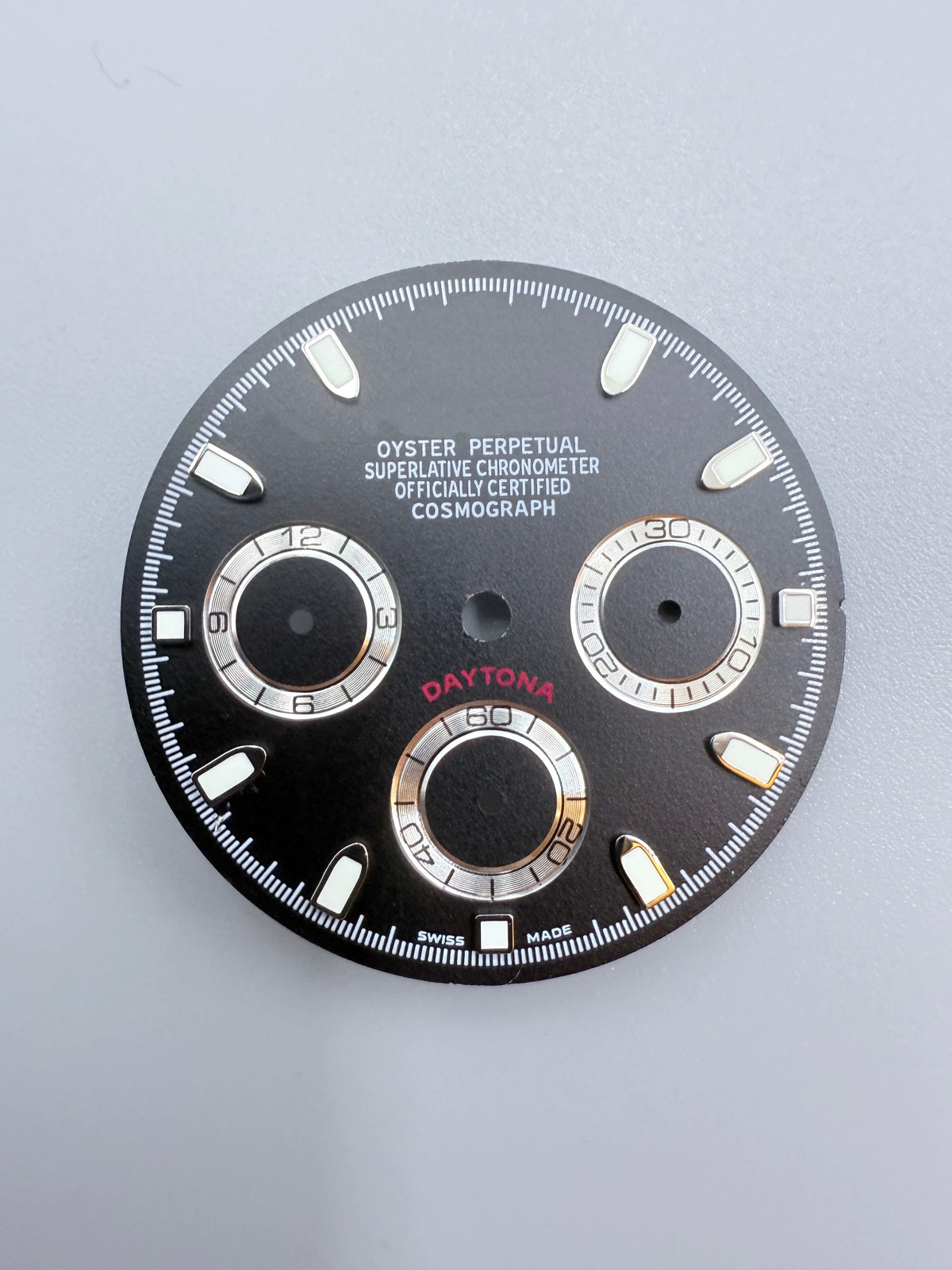 29.5mm Multi-functional Watch Dial Green Luminous For VK63 Movement Watch Parts