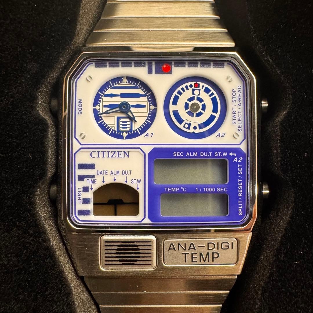 CITIZEN Ana Digi Temp R2 D2 STAR WARS Limited Edition 550 Pieces Brand New