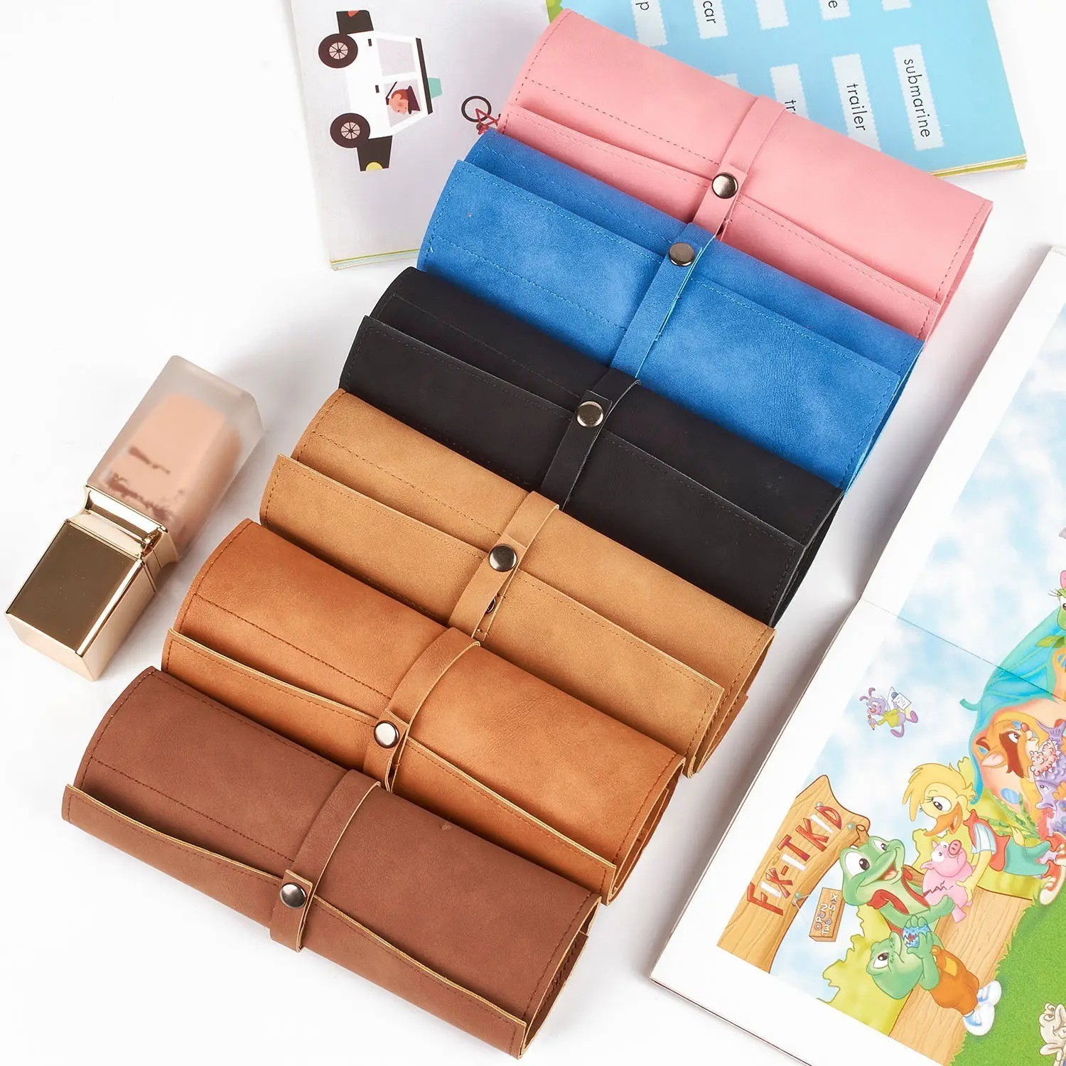 Travel Roll up Watch Case Organizer for Watch Bands Straps Accessories