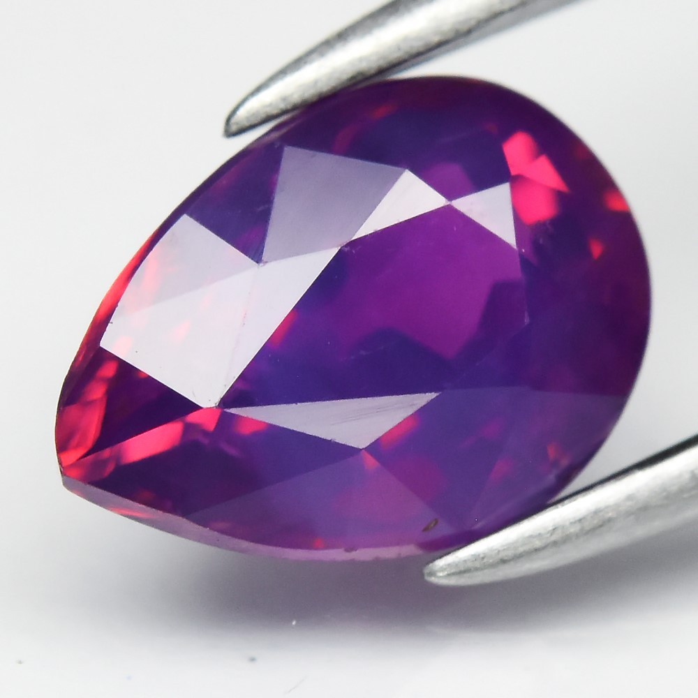 💎 0.94ct VS Pear Natural Purple Pink Sapphire – Unheated, Mozambique Gem