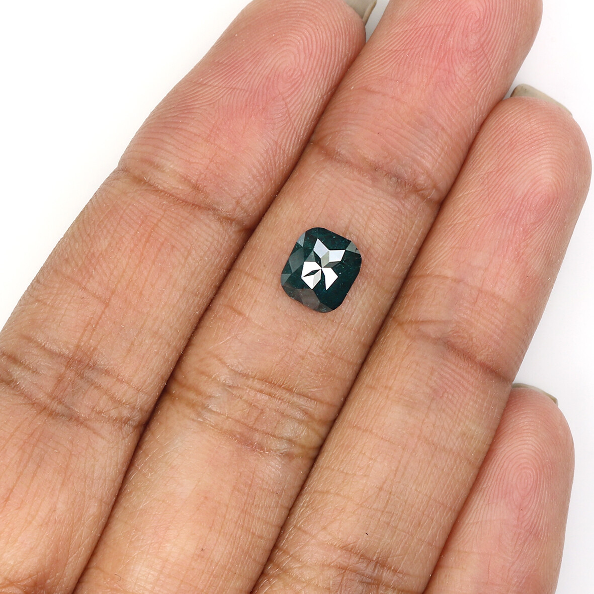 1.16 Ct Natural Loose Cushion Shape Diamond 6.90 MM Blue Color Diamond NQ1668