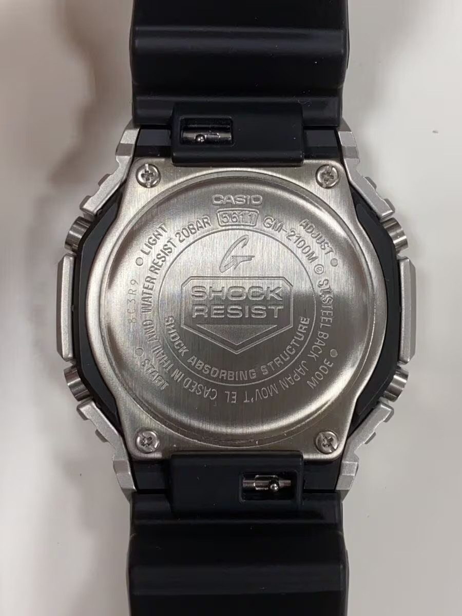 CASIO Quartz Watch G SHOCK Digital Analog Rubber BLK BLK NULL