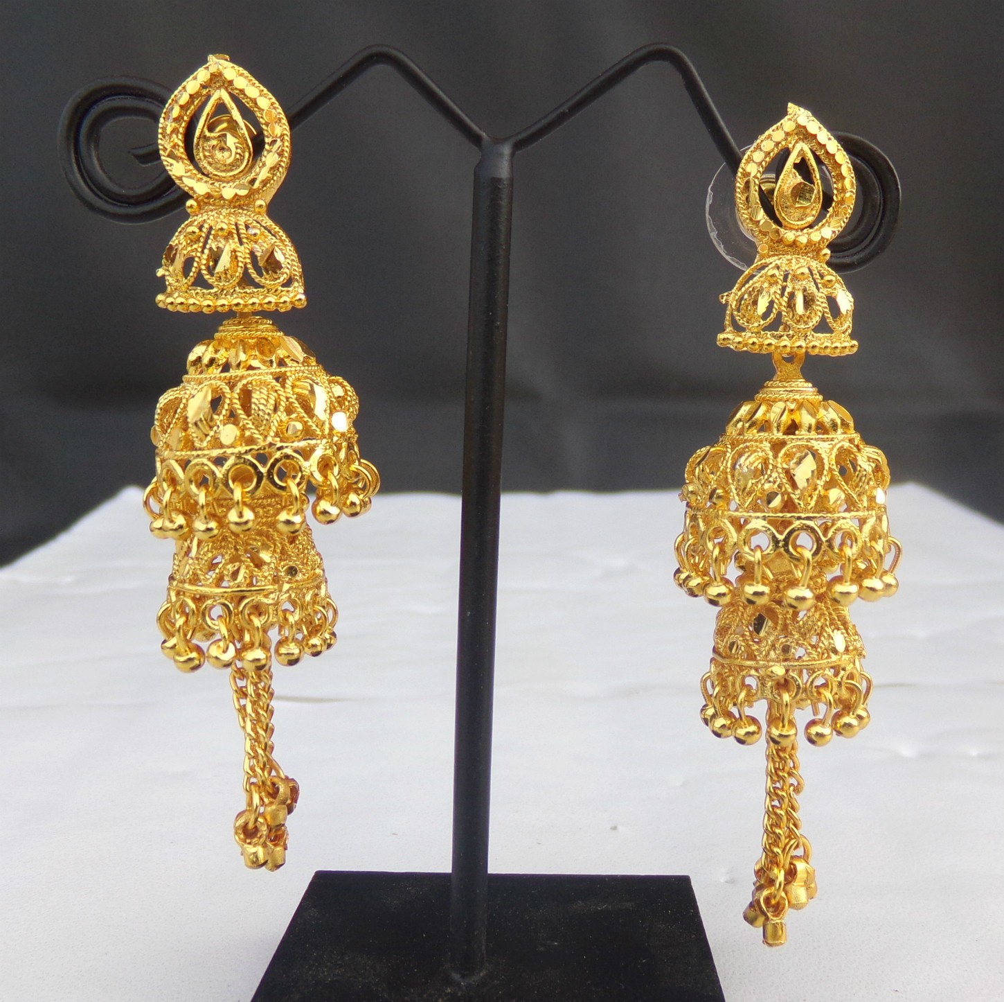 Traditional earing Ethnic Jhumka for Women’s/Girls | 1 Pack Of 22k Long Earrings