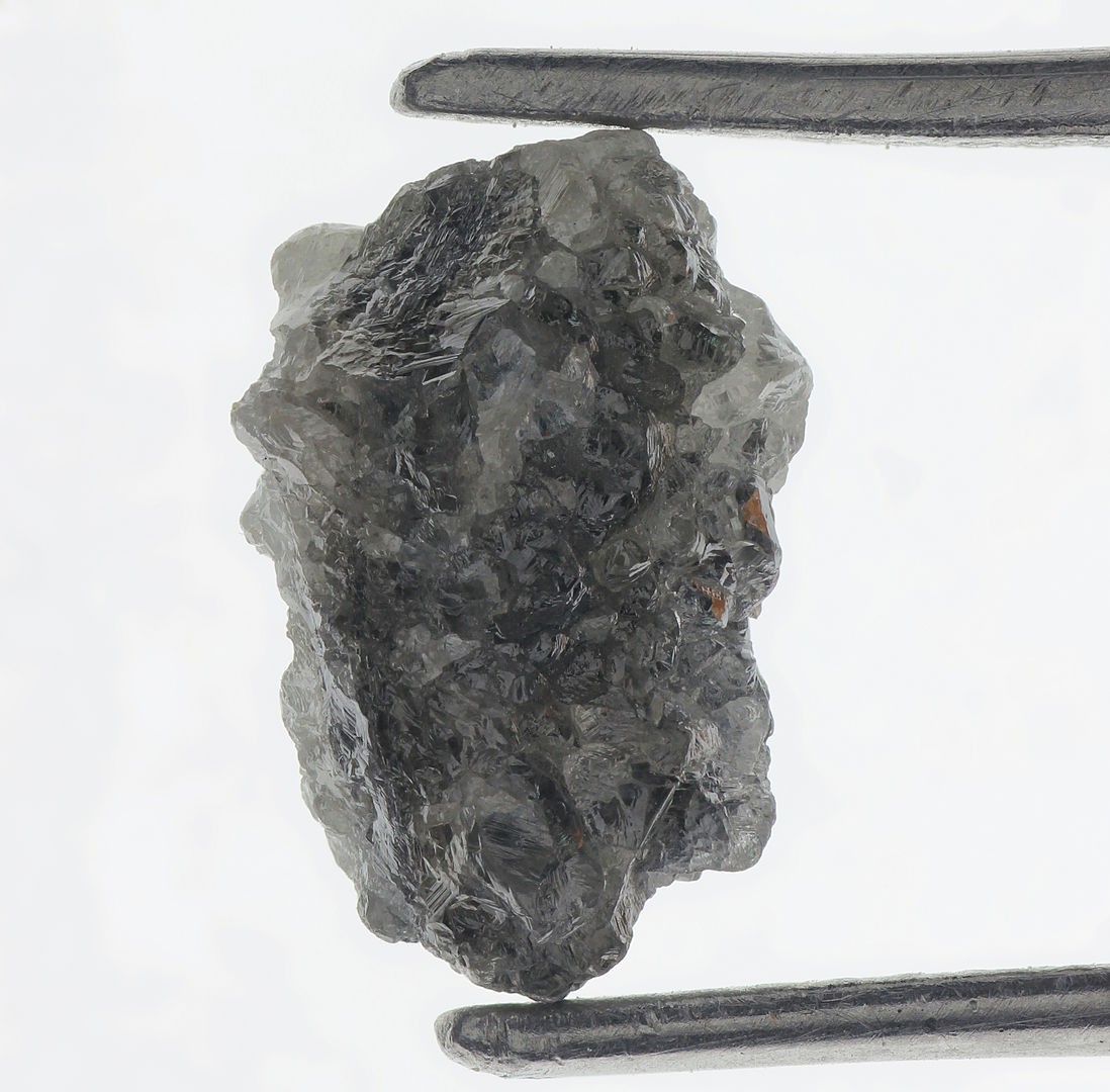 Raw Grey 3.25 Carat 11.27×7.51×5.43MM Natural Loose Rough Diamond
