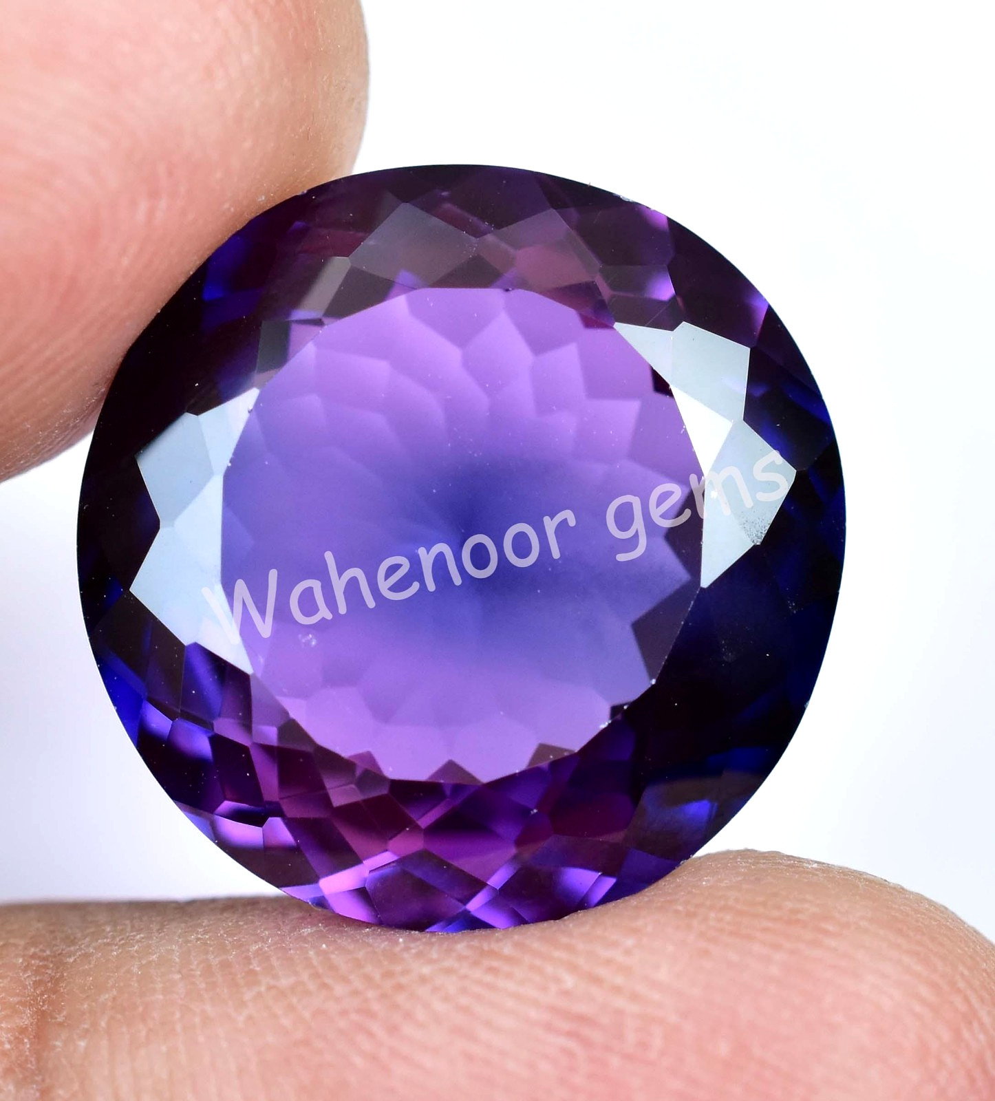 Natural 24.80 Ct Boysenberry Sapphire AGL Certified Fabulous Loose Gemstone