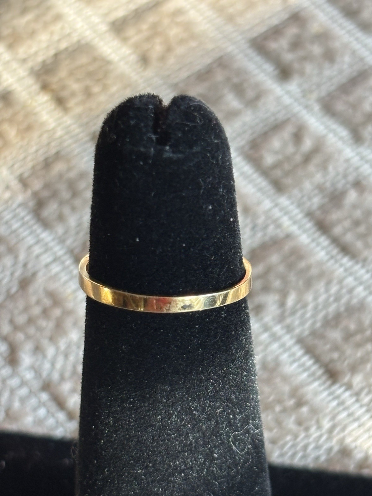 Amethyst Gemstone Gold Ring Diamonds 2.91 Grams