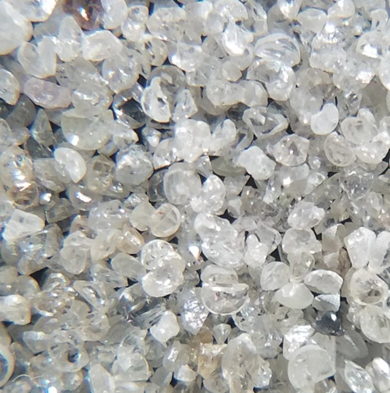 10 Cts of Natural White Diamond Dust, (Faceted) Sparkly Broken chips of diamond