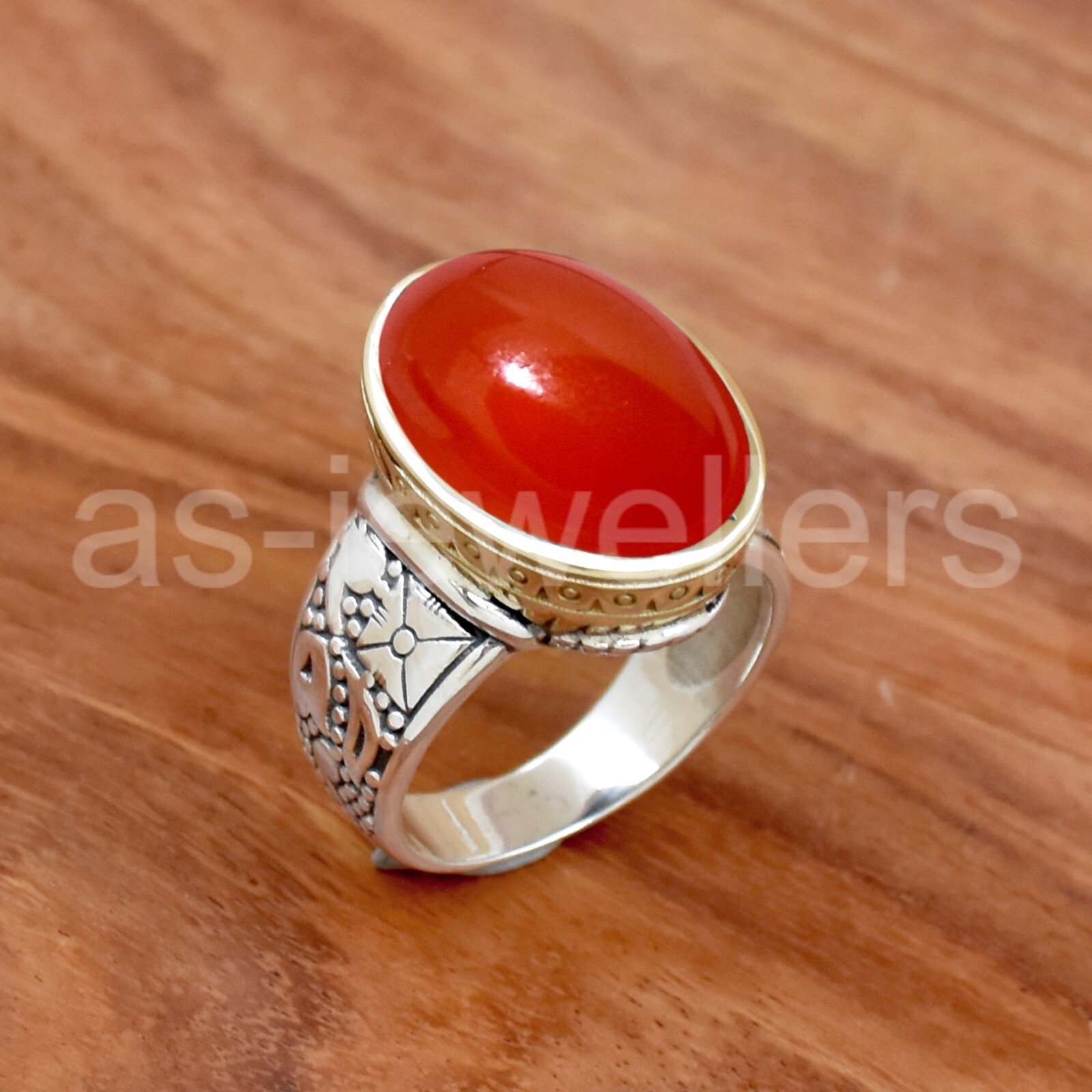 925 Sterling Silver, Red Onyx Ring, Oval Shape Ring, Party wear Silver Jewelry