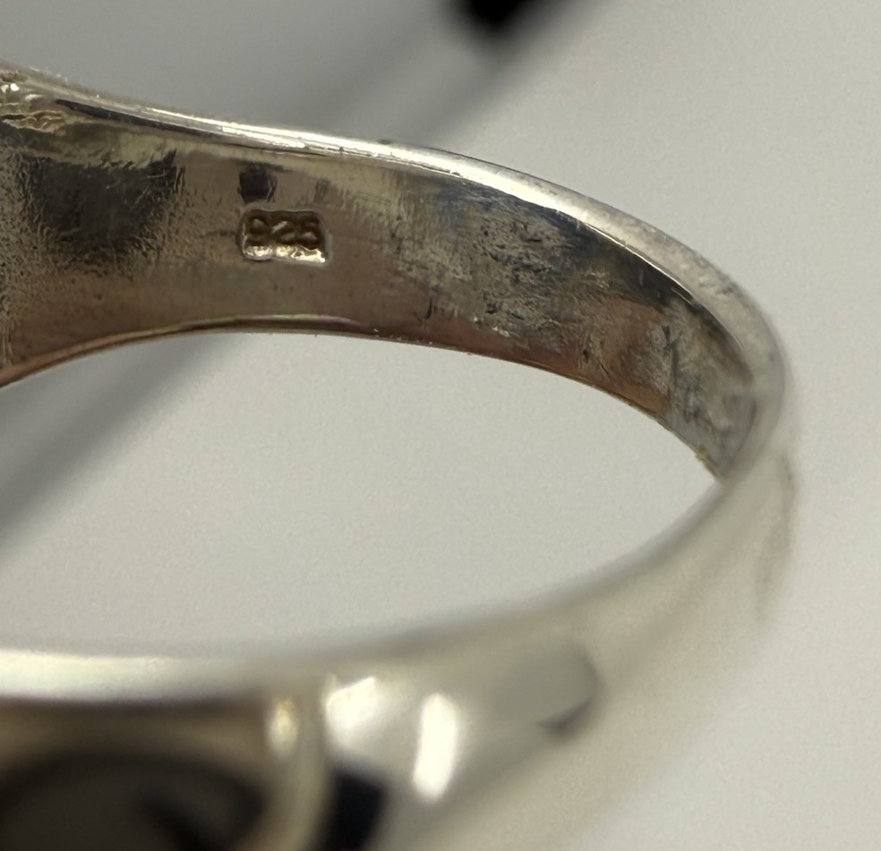 Sterling Silver 925 3D Wolf Head Snarling Ring Size 7.5 8g Gothic Biker Unisex