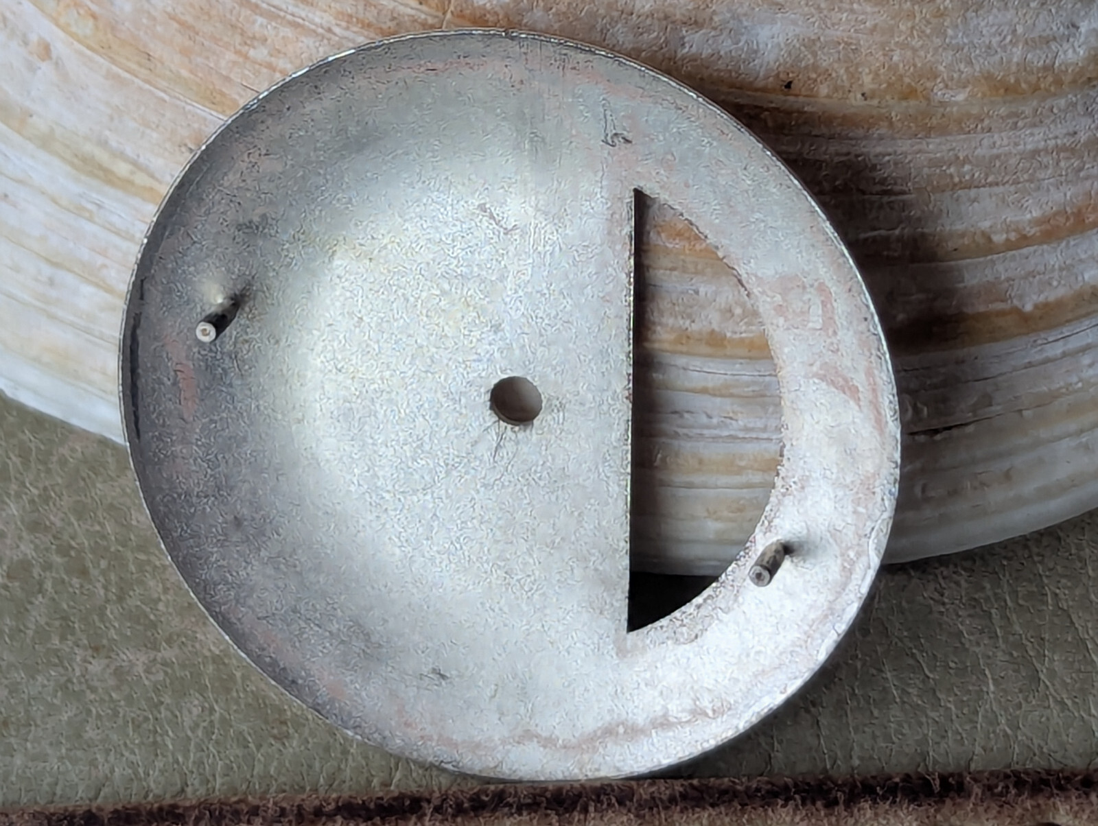 Vintage 1960/70’s RECORD-O-GRAF Satin Sunburst Silvery Gray Jump Hour Dial
