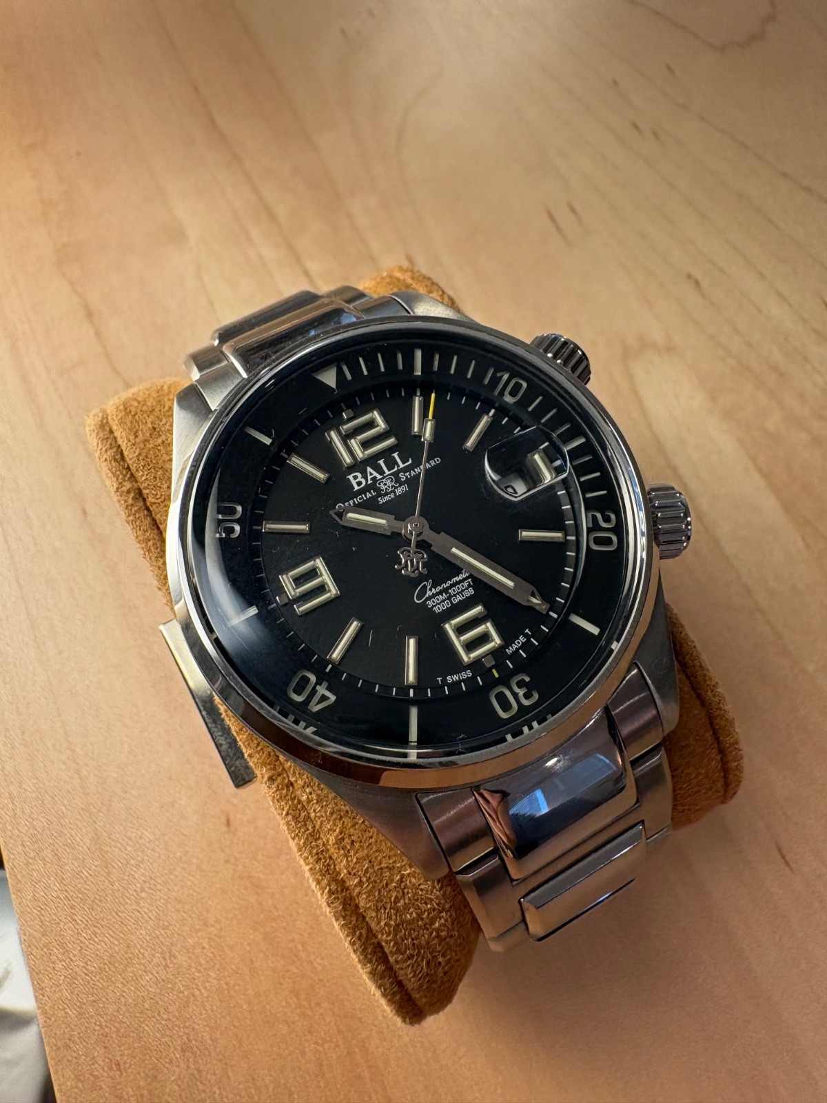 BALL Engineer Master II Ballistic Diver 42 mm Men’s Watch – Silver