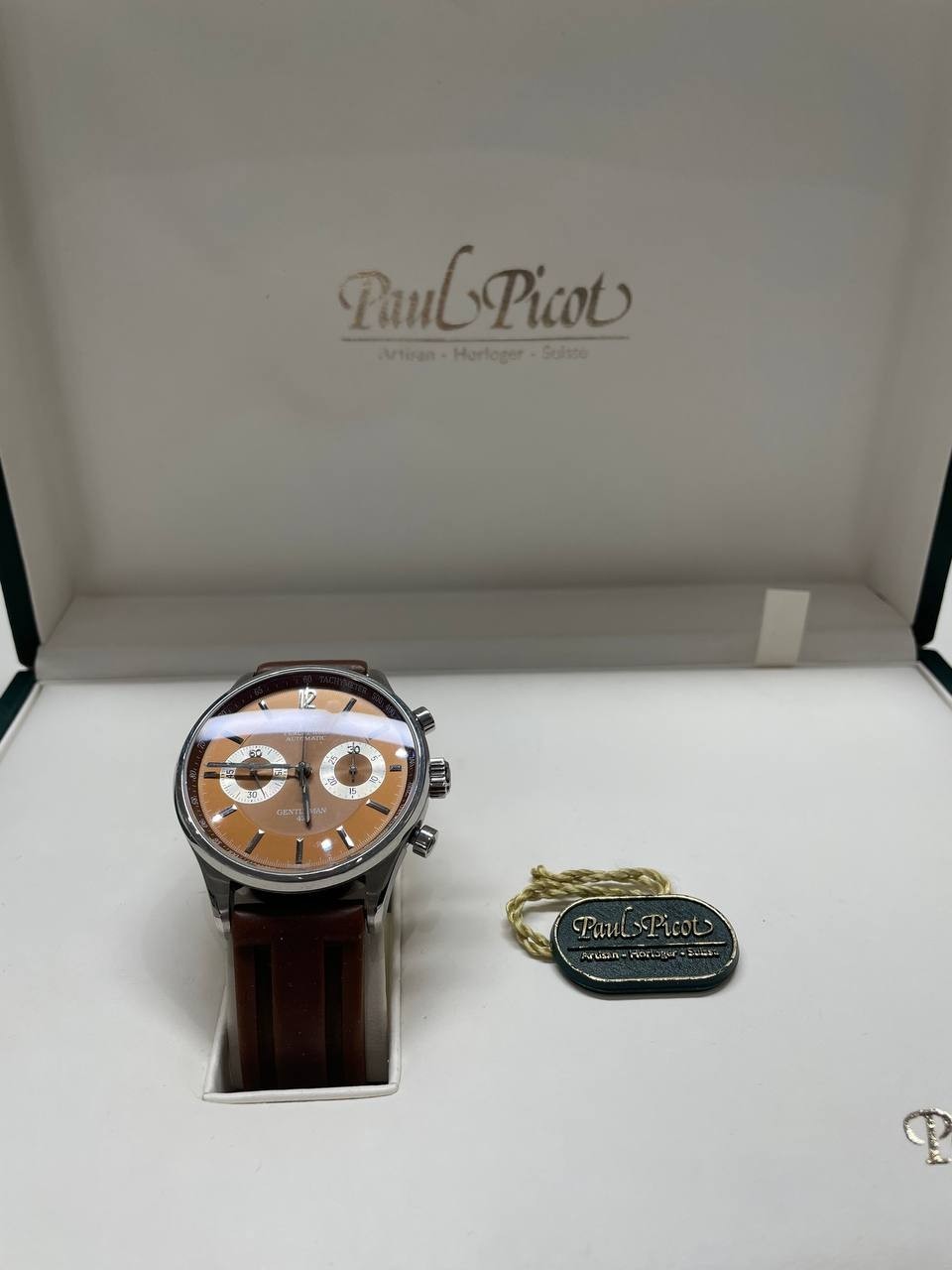 Paul Picot Gentleman 42 Chronograph 4109/1 Brown