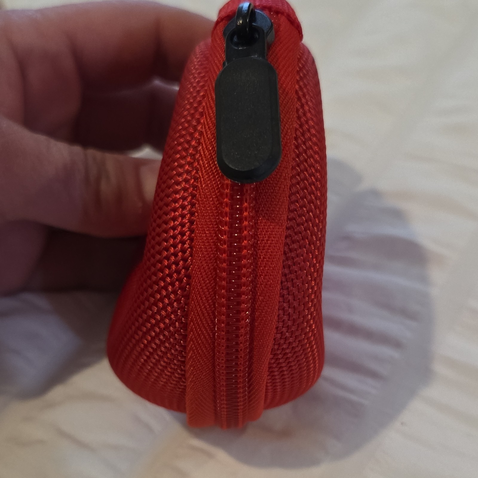 Invicta Red Black Fabric Travel Pouch for 1-3 Watches
