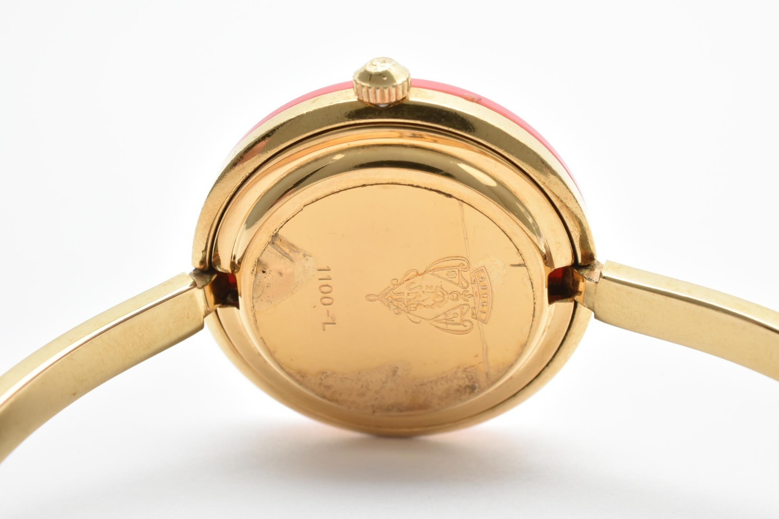 GUCCI Change Bezel 11/12.2 1100L Gold Vintage Quartz Woman’s Watch with Box