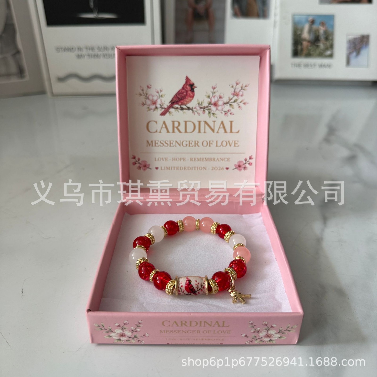 Handmade Beaded Elastic Bracelet Unisex Lucky Charm Stretch Jewelry Gift