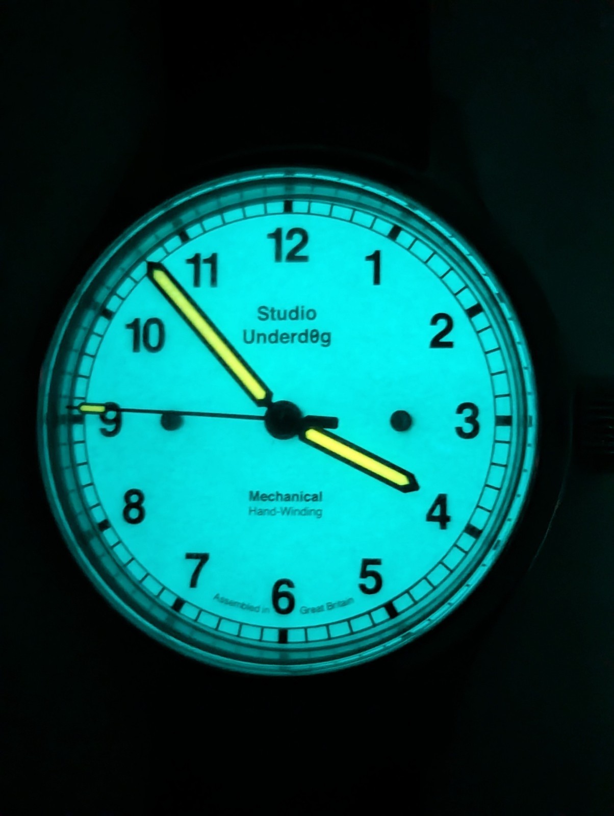 Studio Underd0g 02SERIES Steffany Blue Field Watch 37mm Sellita SW210-1 Mint Box