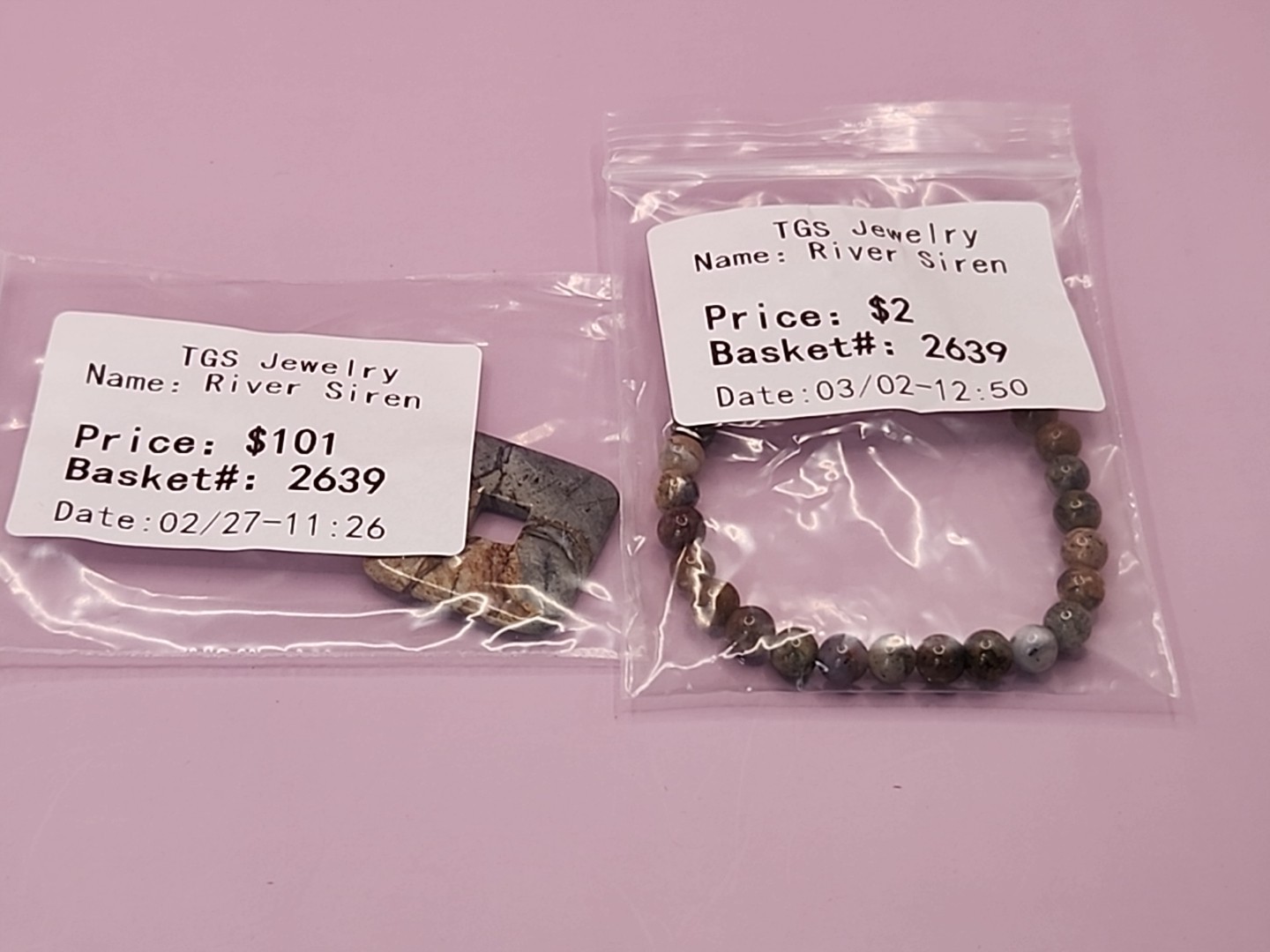 NEW TGS Jewelry Square Crystal + Bonus Bracelet