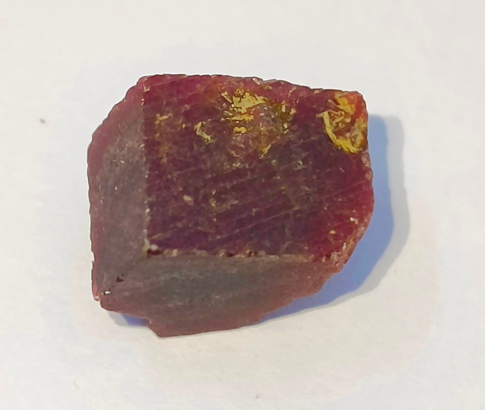 Natural Red Ruby Untreated Raw Facet Rough Loose Gemstone C22-1